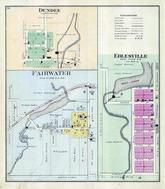 Dundee, Fairwater, Eblesville, Mill Pond, Fond Du Lac County 1893